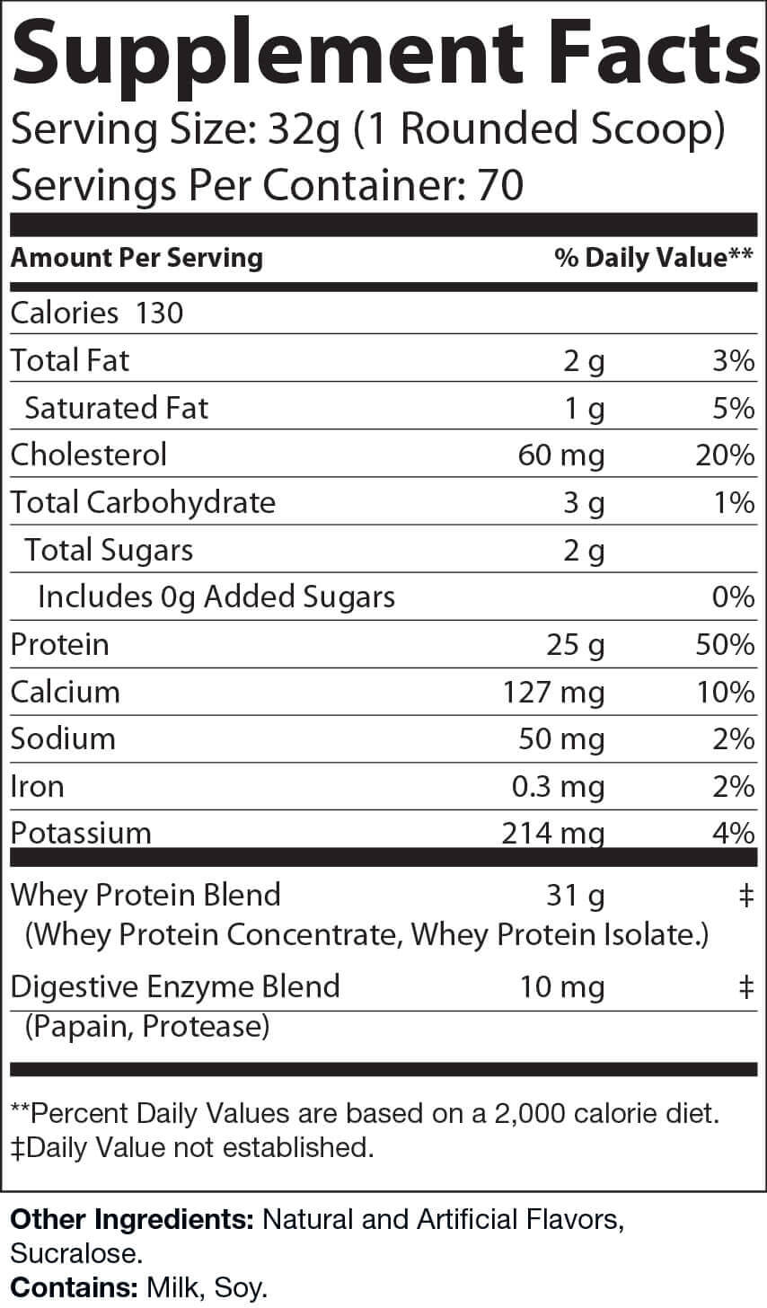 5lb Whey Protein Vanilla